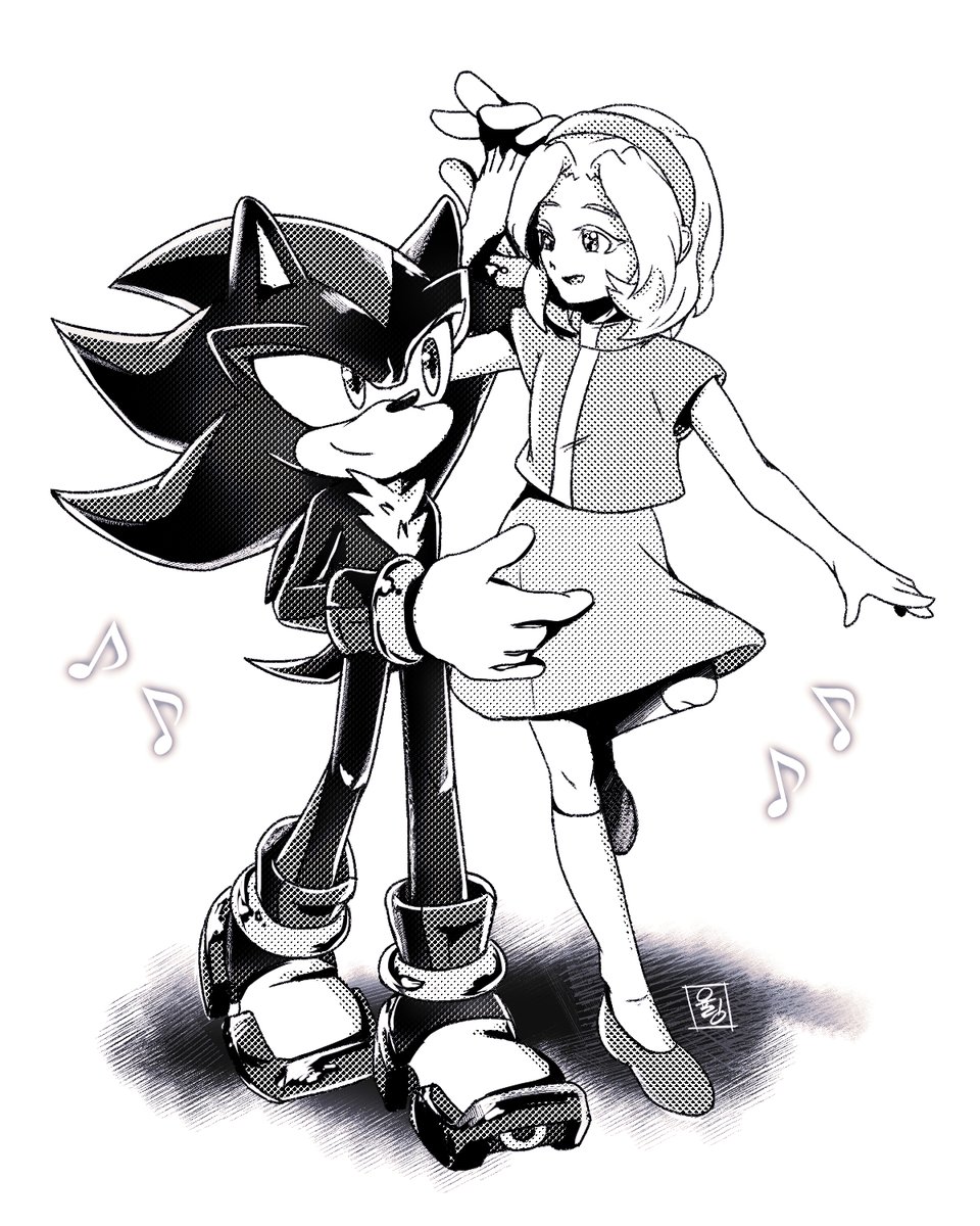 🕺💃
#ShadowTheHedgehog 
#MariaRobotnik