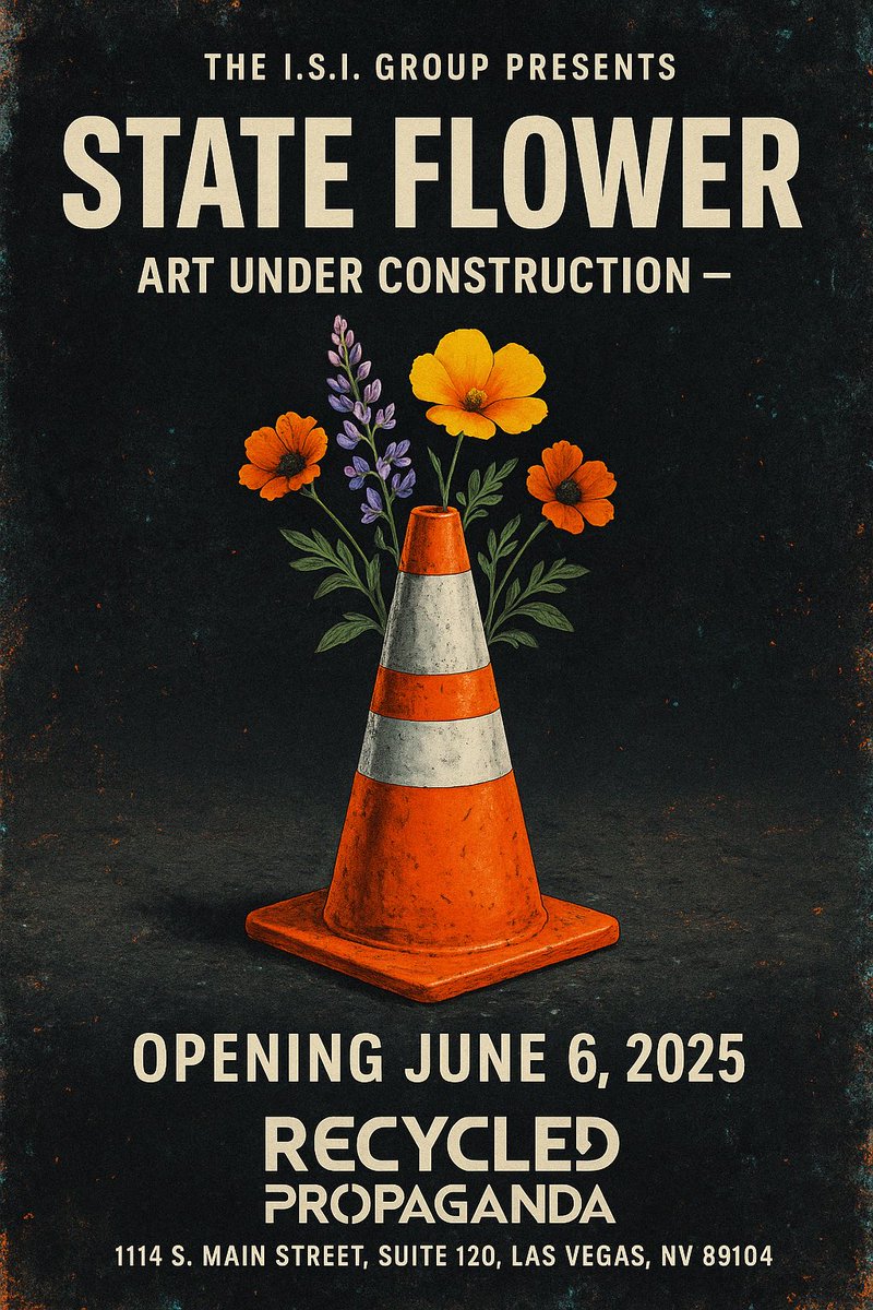 Recycled Propaganda (@recycledprop) on Twitter photo “State flower” group art exhibition curated by #theisigroup opens <a href="/FirstFridayLV/">First Friday LV</a> at <a href="/recycledprop/">Recycled Propaganda</a> “State flower” group art exhibition curated by #theisigroup opens <a href="/FirstFridayLV/">First Friday LV</a> at <a href="/recycledprop/">Recycled Propaganda</a>