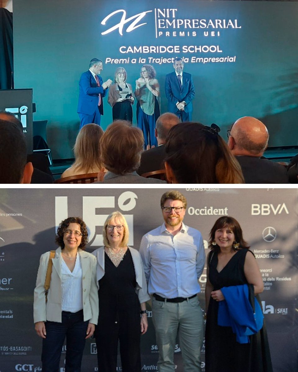 Som Premi UEI a la Trajectòria Empresarial!

#CambridgeSchoolOfficial ha rebut el PREMI UEI 2025 a la TRAJECTÒRIA EMPRESARIAL al #VallèsOriental 

MÉS INFO a 👉👉👉 cambridgeschool.com/ca/premi-uei-a…