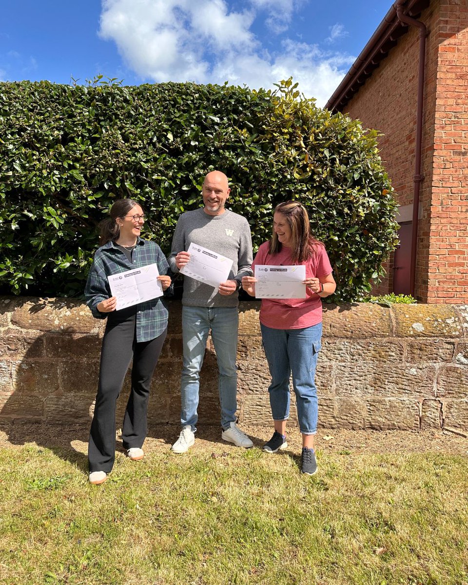 Congratulations to Elsa, Torben &amp; Ellie for passing their Emergency First Aid at Work course with St John Ambulance 👏