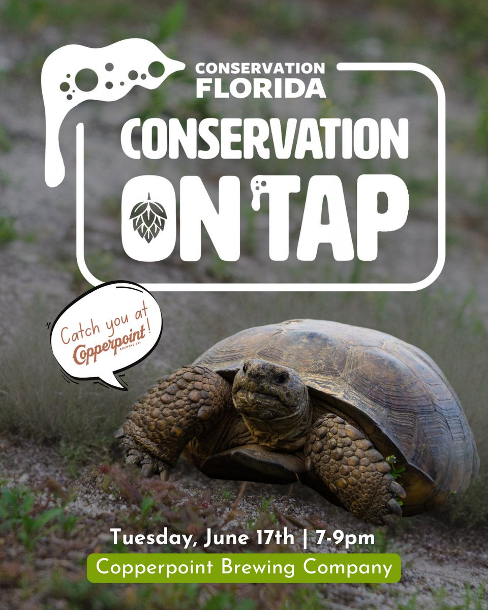 Conservation Florida (@conservation_fl) on Twitter photo ๐จ Event incoming! ๐จ
Join us to sip some beer and save some land! ๐ป
๐๐๐ผ๐ฝ๐ฝ๐ฒ๐ฟ๐ฝ๐ผ๐ถ๐ป๐ ๐๐ฟ๐ฒ๐๐ถ๐ป๐ด, ๐ญ๐ฑ๐ญ ๐๐ผ๐บ๐บ๐ฒ๐ฟ๐ฐ๐ฒ ๐ฅ๐ฑ, ๐๐ผ๐๐ป๐๐ผ๐ป ๐๐ฒ๐ฎ๐ฐ๐ต, ๐๐ ๐ฏ๐ฏ๐ฐ๐ฎ๐ฒ
๐
๐ง๐๐ฒ๐๐ฑ๐ฎ๐, ๐๐๐ป๐ฒ ๐ญ๐ณ
โฐ ๐ณโ๐ต ๐ฃ๐ ๐จ Event incoming! ๐จ
Join us to sip some beer and save some land! ๐ป
๐๐๐ผ๐ฝ๐ฝ๐ฒ๐ฟ๐ฝ๐ผ๐ถ๐ป๐ ๐๐ฟ๐ฒ๐๐ถ๐ป๐ด, ๐ญ๐ฑ๐ญ ๐๐ผ๐บ๐บ๐ฒ๐ฟ๐ฐ๐ฒ ๐ฅ๐ฑ, ๐๐ผ๐๐ป๐๐ผ๐ป ๐๐ฒ๐ฎ๐ฐ๐ต, ๐๐ ๐ฏ๐ฏ๐ฐ๐ฎ๐ฒ
๐
๐ง๐๐ฒ๐๐ฑ๐ฎ๐, ๐๐๐ป๐ฒ ๐ญ๐ณ
โฐ ๐ณโ๐ต ๐ฃ๐