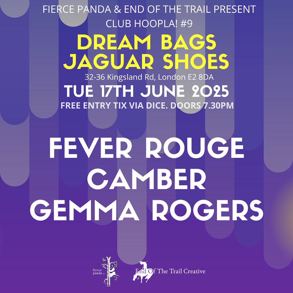 Gemma Rogers (@whichgemrogers) on Twitter photo CHUFED to announce a London date 📅 June 17th hosted by top dogs <a href="/_FiercePanda/">Fierce Panda Records</a> <a href="/JaguarShoesBar/">DreamBagsJaguarShoes</a> -free but you still need to get a ticket for capacity stff. Come get sweaty w us - in a good way, not like August on the central line ❤️🔥 🙌tinyurl.com/yc58mmx7 #london #livemusic CHUFED to announce a London date 📅 June 17th hosted by top dogs <a href="/_FiercePanda/">Fierce Panda Records</a> <a href="/JaguarShoesBar/">DreamBagsJaguarShoes</a> -free but you still need to get a ticket for capacity stff. Come get sweaty w us - in a good way, not like August on the central line ❤️🔥 🙌tinyurl.com/yc58mmx7 #london #livemusic