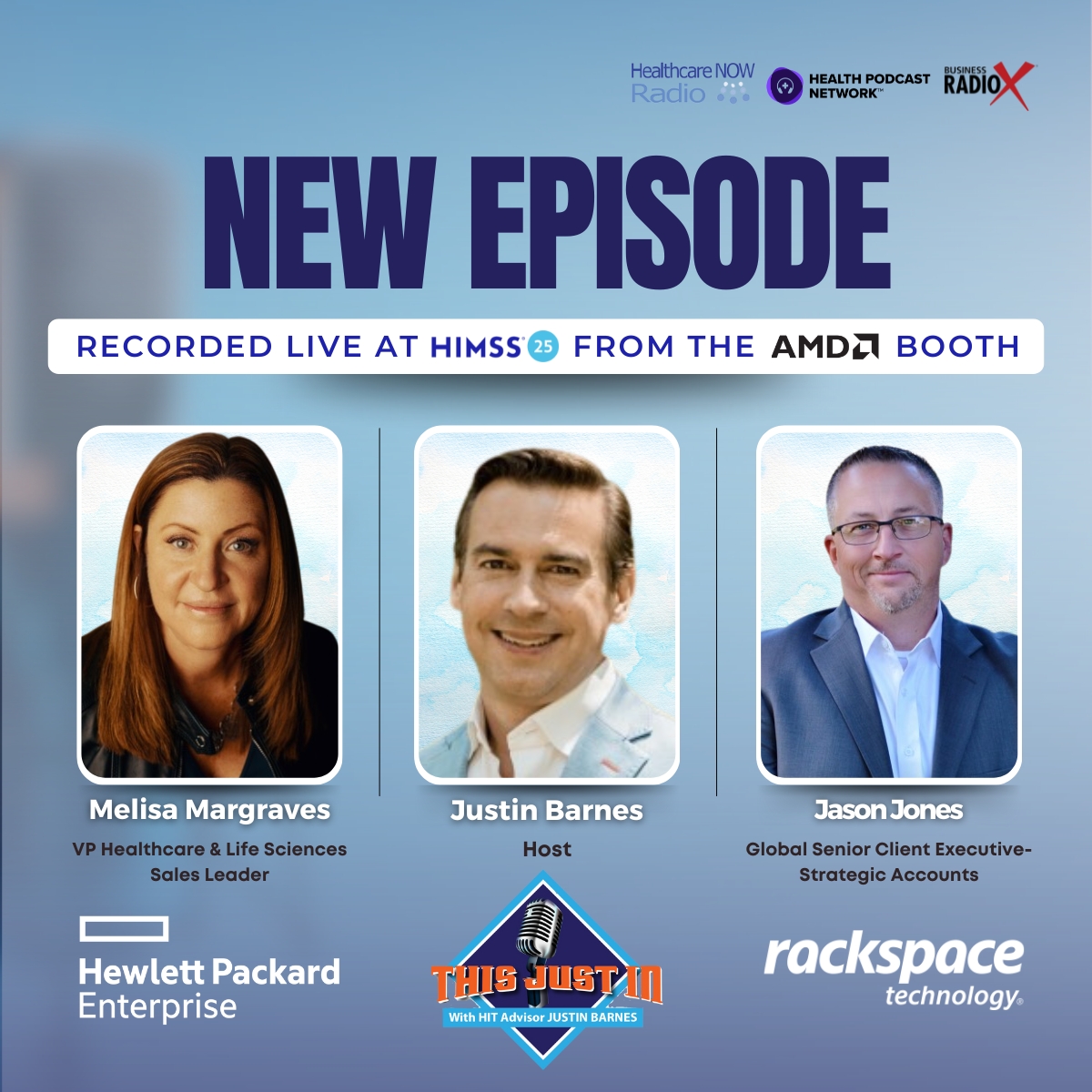 Justin Barnes (@hitadvisor) on Twitter photo ๐๏ธ New Episode Drop! ๐๏ธ
Broadcasting live from the <a href="/AMD/">AMD</a> booth at #HIMSS25, I sat down with two amazing leaders โ Melisa Margraves, VP of Healthcare & Life Sciences at <a href="/HPE/">HPE</a>, and Jason Jones, Global Chief Executive at <a href="/Rackspace/">Rackspace Technology</a> โ for a fast-paced conversation on infrastructure, ๐๏ธ New Episode Drop! ๐๏ธ
Broadcasting live from the <a href="/AMD/">AMD</a> booth at #HIMSS25, I sat down with two amazing leaders โ Melisa Margraves, VP of Healthcare & Life Sciences at <a href="/HPE/">HPE</a>, and Jason Jones, Global Chief Executive at <a href="/Rackspace/">Rackspace Technology</a> โ for a fast-paced conversation on infrastructure,