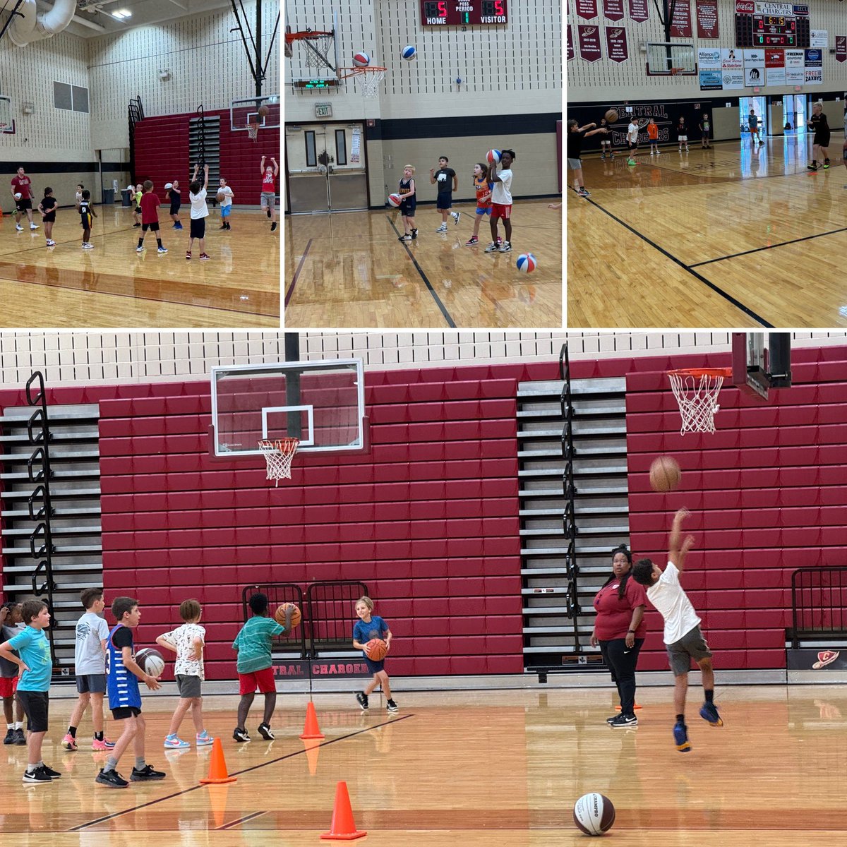 coachjohnbass's tweet image. Central Hoops Camp is on 🔥this morning!!  We have form shooting, layup finishes, and Motion Offense!!

Compete 🏀 Learn Something New 🏀 Have Fun 🏀
#Pushthru