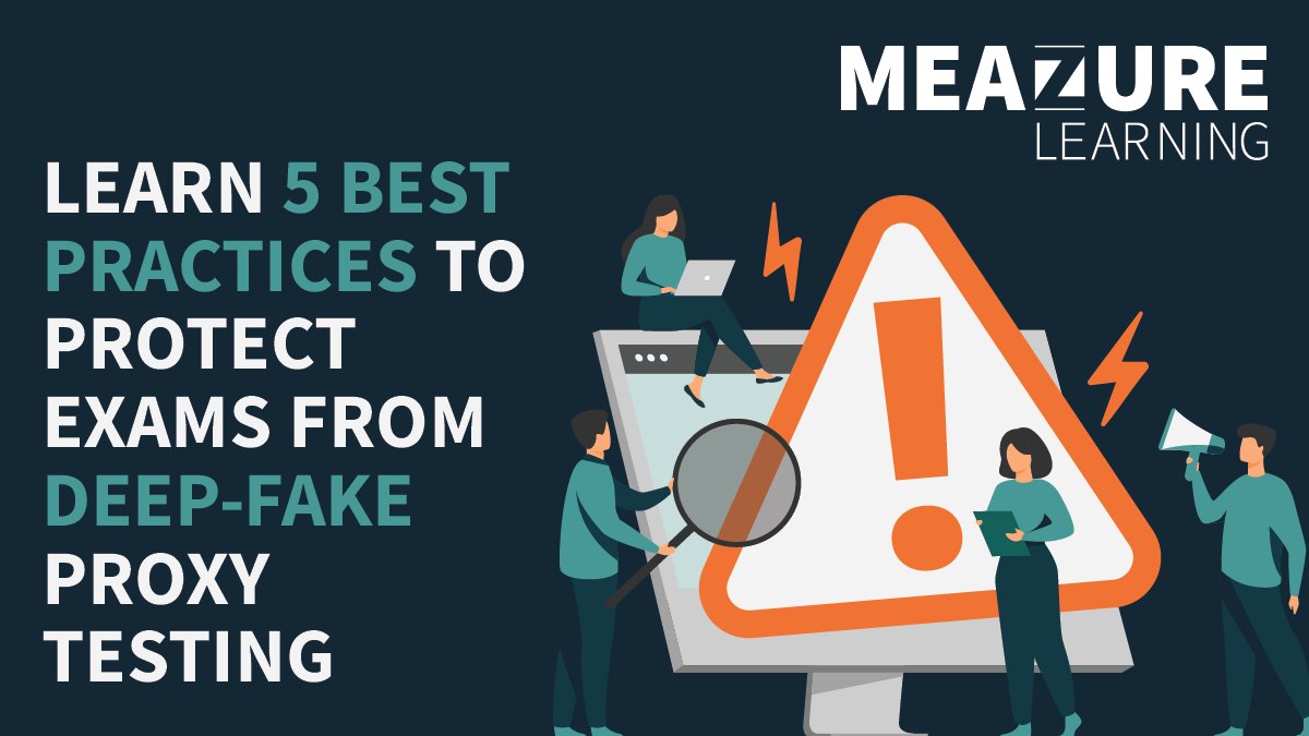 As deep-fake technology becomes more advanced, how can you maintain integrity in your online exams?  
bit.ly/4jsM7pO