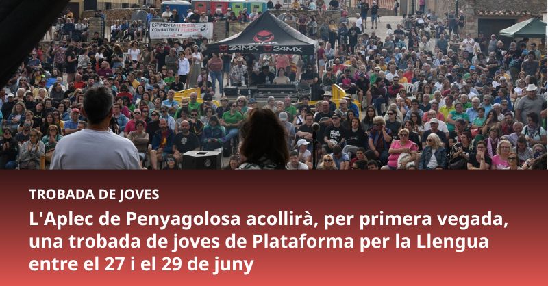 Plataforma per la Llengua - País Valencià (@plataformapv) on Twitter photo 📢Organitzem la Trobada de Joves de <a href="/llenguacat/">Plataforma per la Llengua 📢</a>, que tindrà lloc del 27 al 29 de juny en el marc de <a href="/penyagolosaplec/">Aplec de Penyagolosa</a>.
🚌Per a facilitar la mobilitat dels assistents, posarem a disposició del públic dos autocars que eixiran des de València i Barcelona.
🔗 plataforma-llengua.cat/que-fem/notici… 📢Organitzem la Trobada de Joves de <a href="/llenguacat/">Plataforma per la Llengua 📢</a>, que tindrà lloc del 27 al 29 de juny en el marc de <a href="/penyagolosaplec/">Aplec de Penyagolosa</a>.
🚌Per a facilitar la mobilitat dels assistents, posarem a disposició del públic dos autocars que eixiran des de València i Barcelona.
🔗 plataforma-llengua.cat/que-fem/notici…