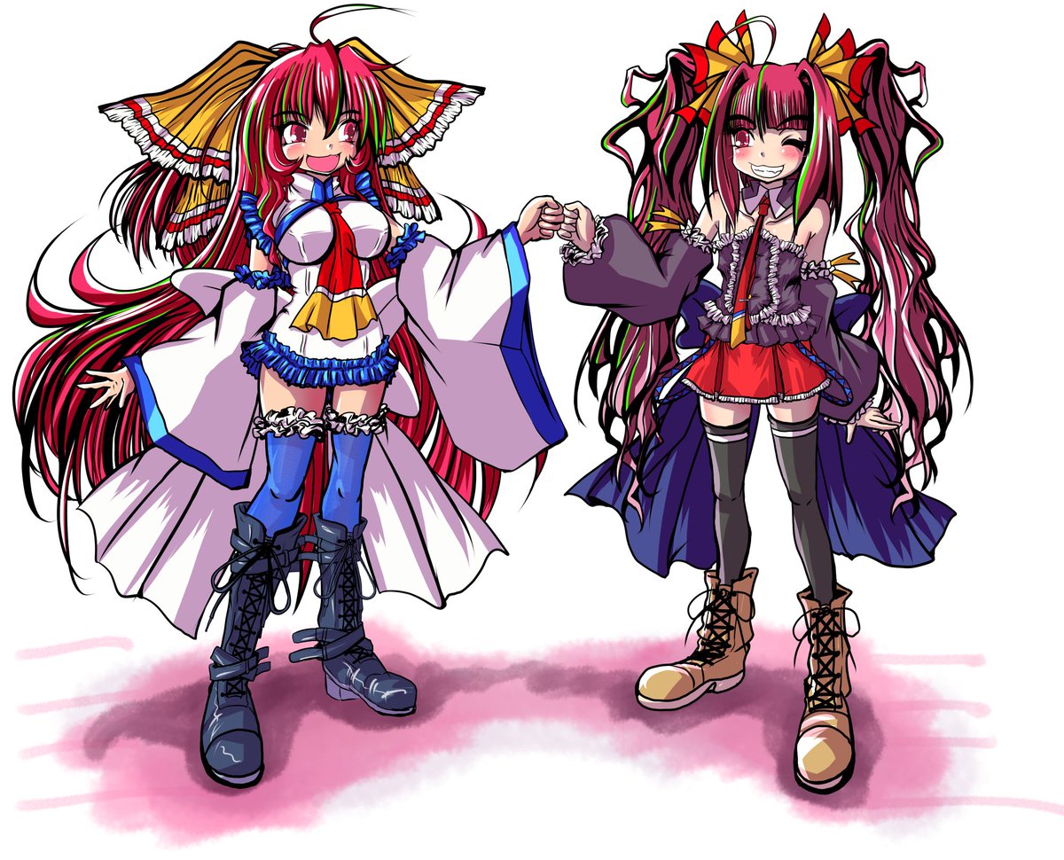 #このタグを見た人は2人組の画像を貼る
(たぶん)ギリ健全な双子姉妹
#アルムちゃそ
#フィリアちゃそ 