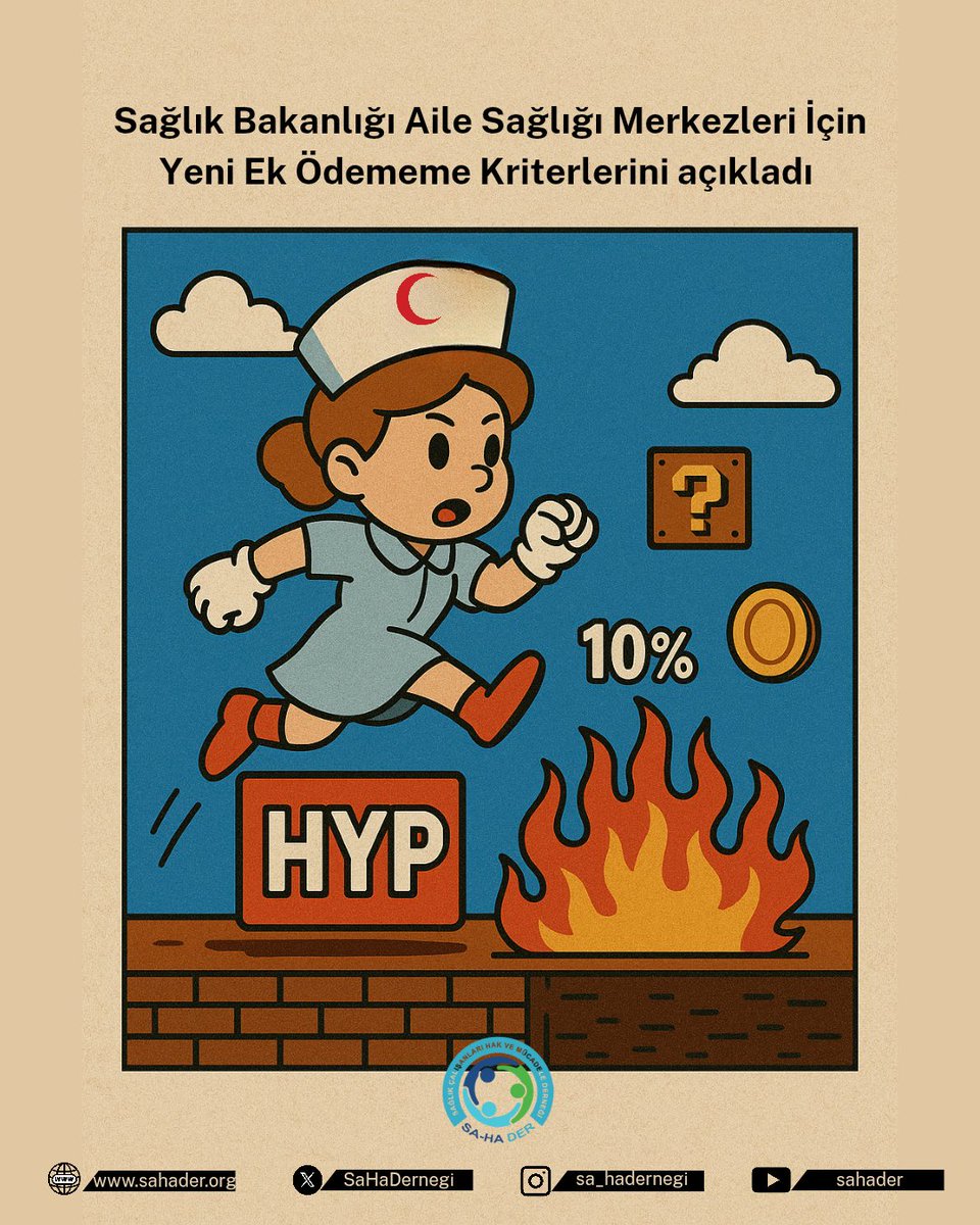 Sağlık Bakanlığı <a href="/saglikbakanligi/">T.C. Sağlık Bakanlığı</a> Aile Sağlığı Merkezleri İçin yeni Hyp kurallarını açıkladı buna göre diyor ki;
💠Aşıda yapacaksınız 
💠Gebe takibi de yapacaksınız 
💠Vital bulgulara da bakacaksınız 
💠Boy kilo da ölçeceksiniz 
💠Kronik hastalık ve Yaşlı izlemi de