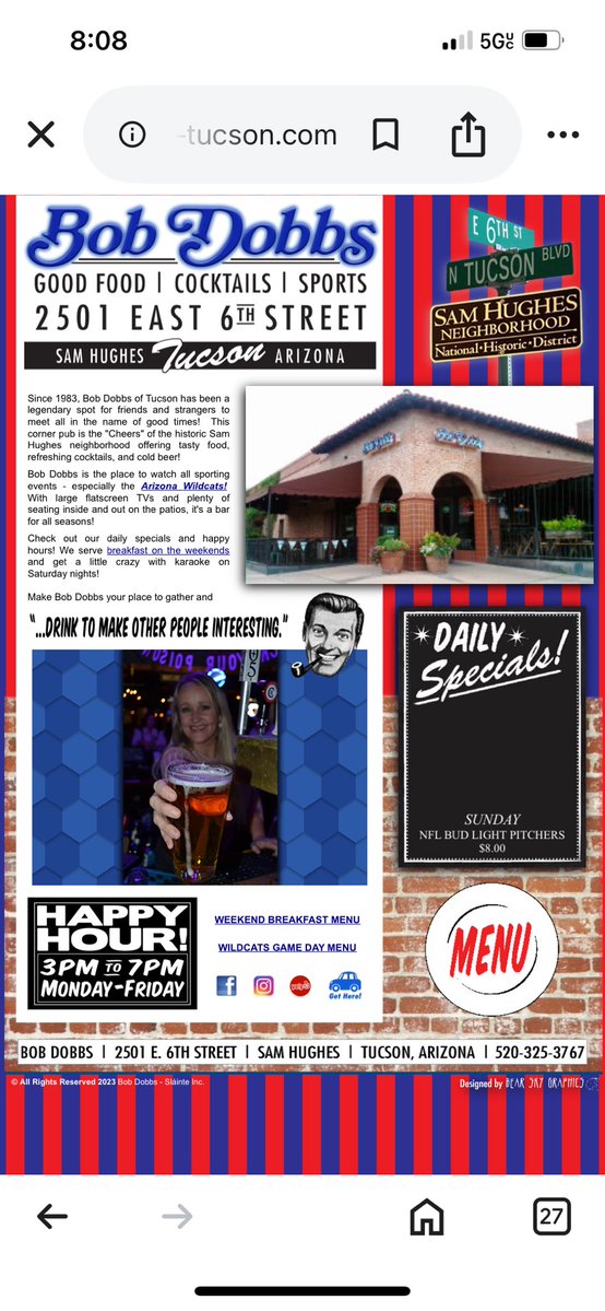 Jimmy Johnson (@coachjimmyj) on Twitter photo <a href="/JMV1070/">JMV1070</a> <a href="/jakequery/">Jake Query</a> <a href="/KBowen1070/">Kevin Bowen</a> I am on vacation in Tuscon all week and I am trying organize a Pacers watch party Thursday night at BobDobbs, a local sports bar. Can you guys help spread the word to any Pacer fans who might listen in Tuscon or who has family here <a href="/JMV1070/">JMV1070</a> <a href="/jakequery/">Jake Query</a> <a href="/KBowen1070/">Kevin Bowen</a> I am on vacation in Tuscon all week and I am trying organize a Pacers watch party Thursday night at BobDobbs, a local sports bar. Can you guys help spread the word to any Pacer fans who might listen in Tuscon or who has family here