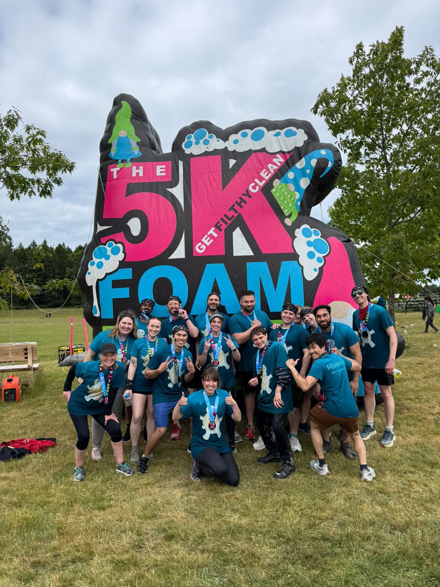 Cold, wet, and foamy? No problem for Team Squirtles 💦🐢💪

We powered through the rain and rocked the 5K Foam Run this weekend like absolute legends 🌧️🏃‍♀️🏃‍♂️🫧