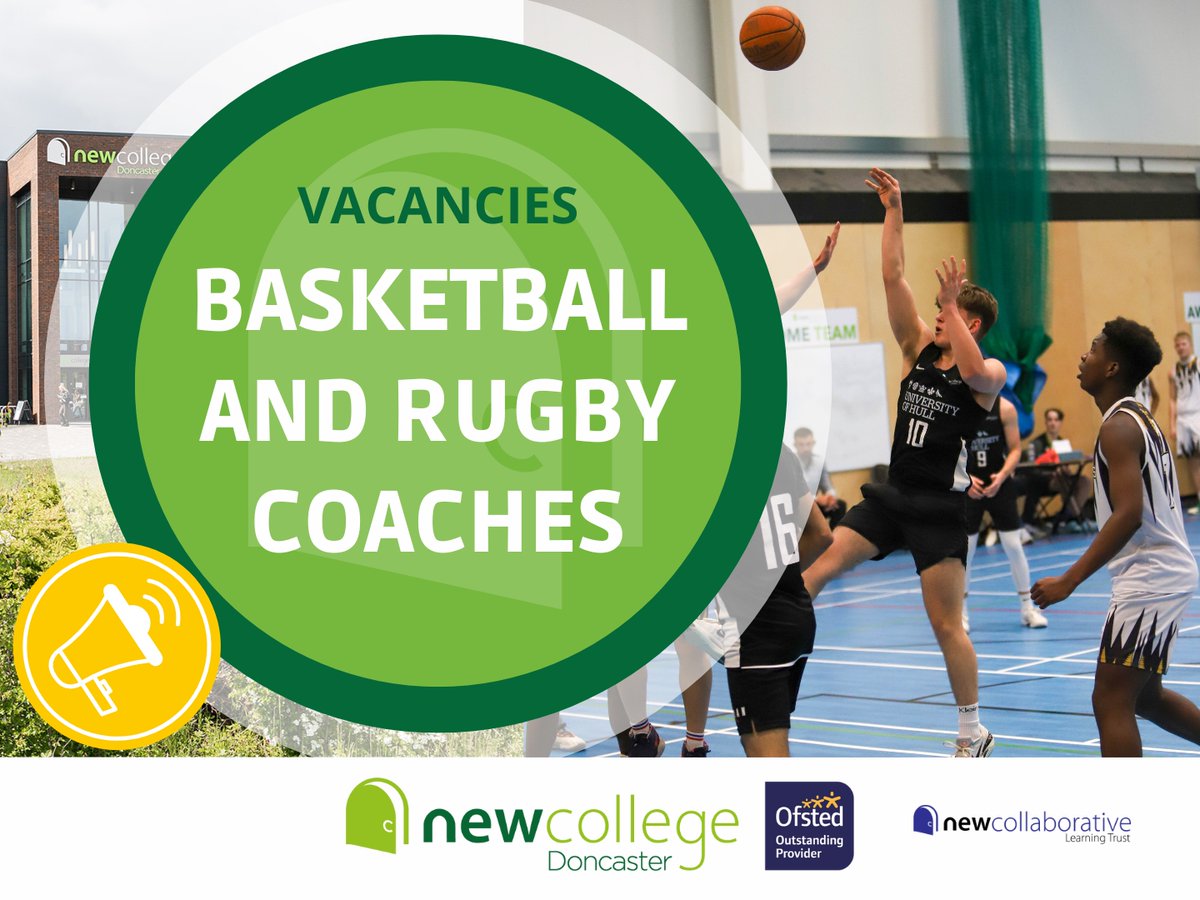 ncdoncaster's tweet image. VACANCIES - Basketball and Rugby Coaches 🏀🏉
We are currently seeking to appoint a Sports Coach for our Basketball Team and Rugby Team to plan and deliver weekly coaching sessions, provide feedback and advice on performance and organise games.
Apply here- loom.ly/PfBT6gc