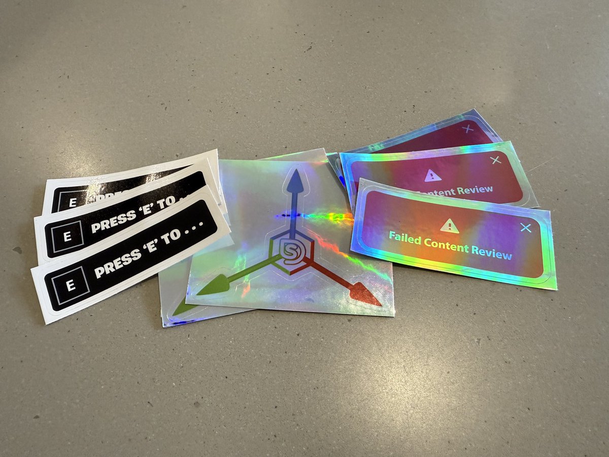 I’ve got stickers for peeps at  #UnrealFest Come find me!