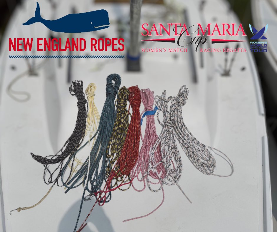 ⚓️🪢 Sponsor Spotlight: <a href="/newenglandropes/">New England Ropes</a>!

Proud to have them on board for the 2025 Santa Maria Cup! Trusted by sailors worldwide for performance + reliability!⛵️

Thanks for the support!
📍June 4–7
#SMC2025 #WomensMatchRacing #NewEnglandRopes
