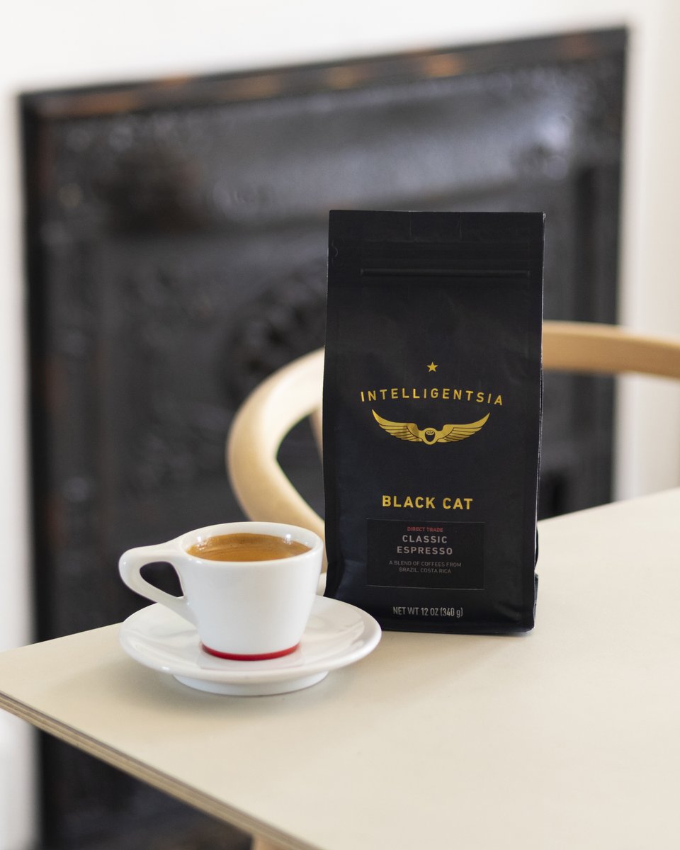 Black Cat Classic has long been our benchmark for syrupy sweet espresso. Appreciated on its own or as a companion in milk drinks, it's a mainstay on our shelves as a dependable, remarkably good espresso.