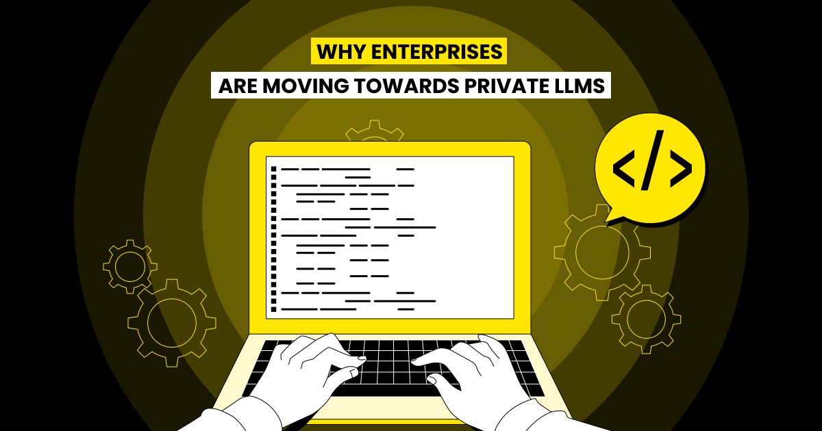yellow_systems's tweet photo. More enterprises are turning to #privateLLMs. For security, control &amp; customization.

Find out why this shift is happening → https://t.co/lhRWg3zeK4 https://t.co/u2rKS1I1Xx