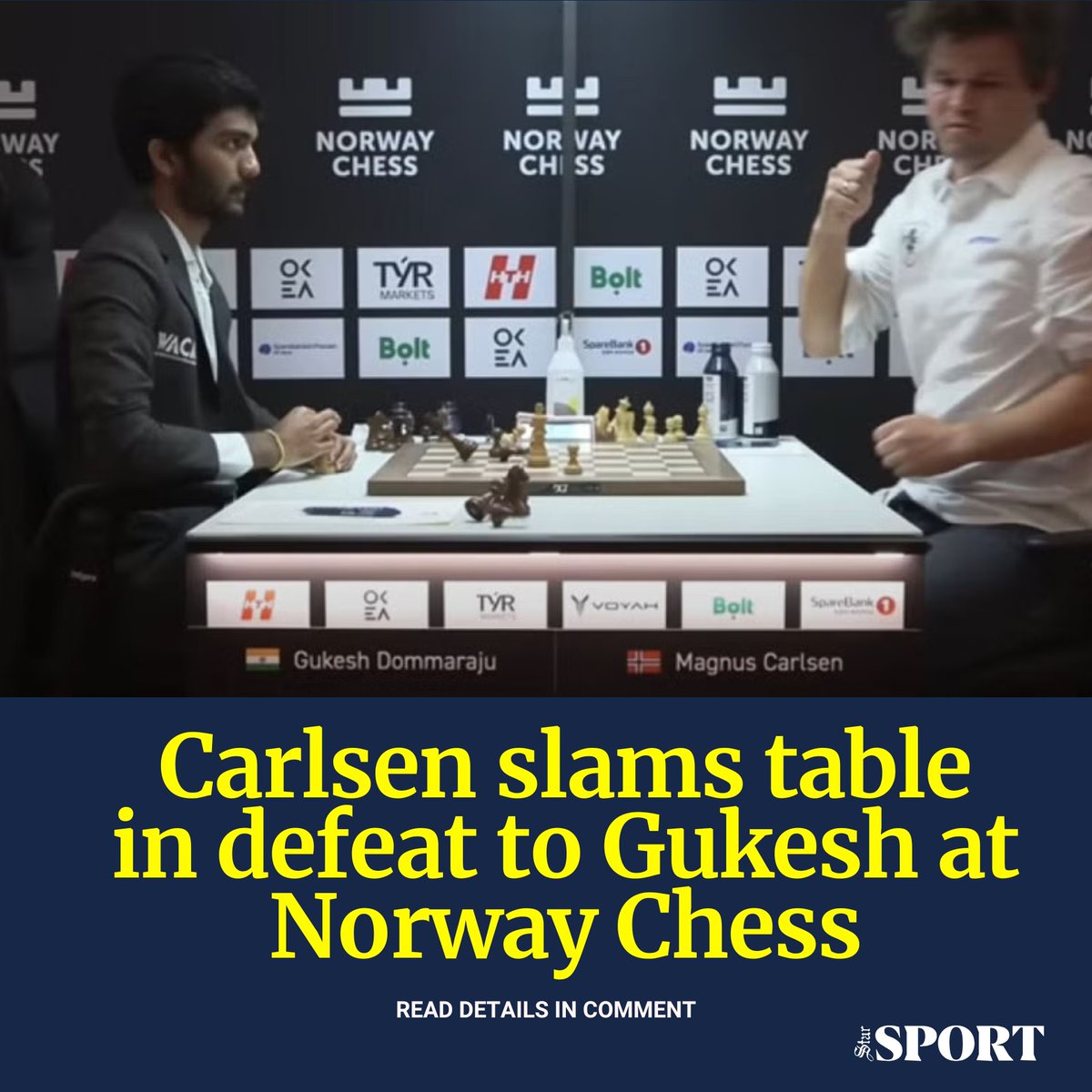 dailystarnews's tweet photo. Read here:
https://t.co/ZabcJ8utPl
#Gukesh #Magnush #Chess #Sports https://t.co/MqMDPUwbYO