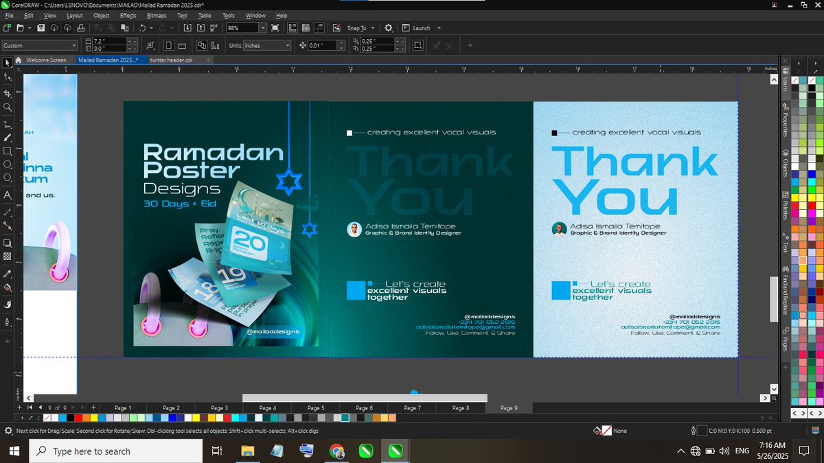 AitAdisaIsmaila's tweet image. We did so well last week. We are about to do better💪

Hey peeps, welcome on the train!!!!
 Let’s design visuals that turn scrollers into buyers.

I don’t just make pretty.
I make a profit💯 

Let’s work together🔗 wa.link/r8w0ih

#DesignThatConverts #BrandingEssentials
