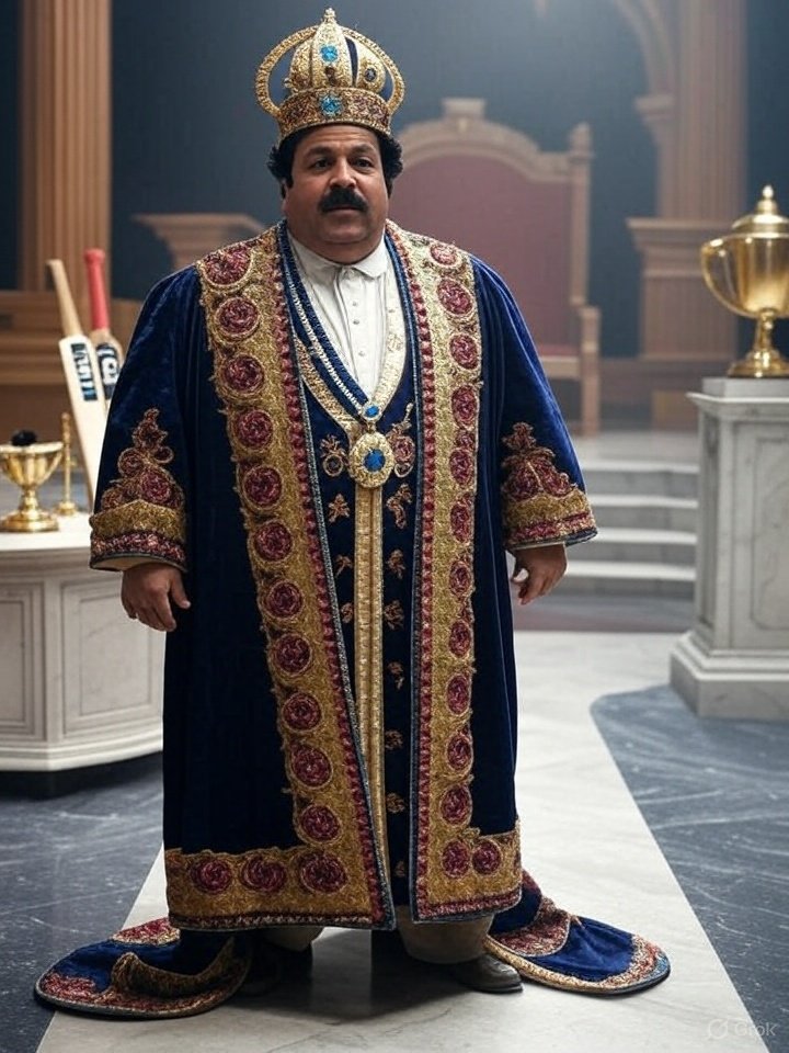 A title like Vice President or President of BCCI doesn't do justice to Rajeev Shukla's talent. For Shukla ji, we need a title like Cricket Marshal of BCCI.