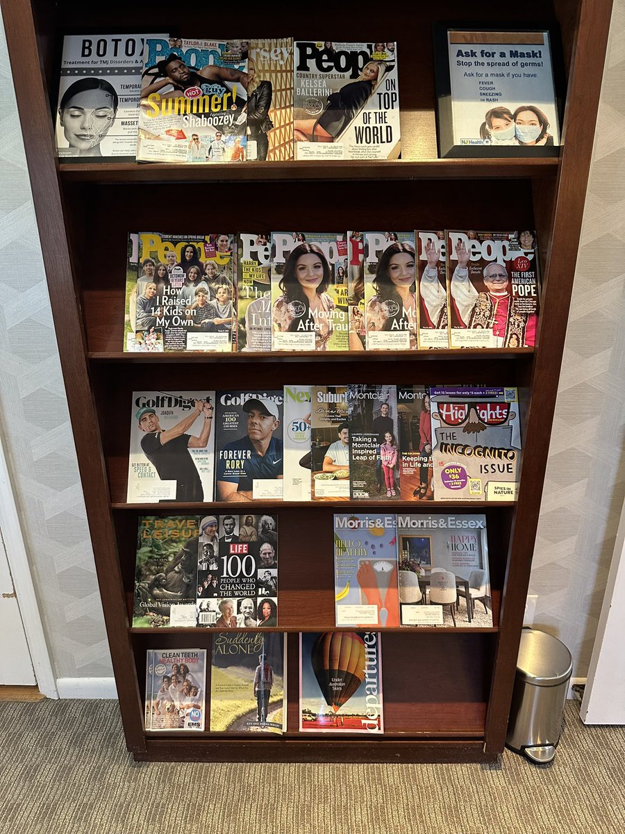 The magazine industry’s last stand - the dentist office.