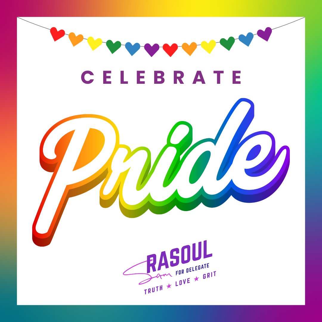 ❤️🧡💛💚💙💜 Happy Pride Month Virginia! ❤️🧡💛💚💙💜