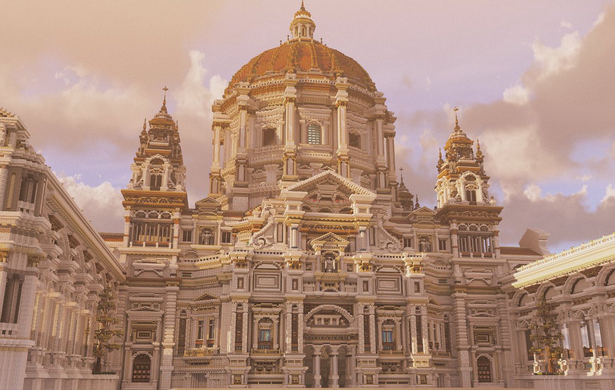 #Minecraft
#minecraft建築コミュ
#Minecraftbuilds
银钥匙殿堂（前殿）
作者：momo