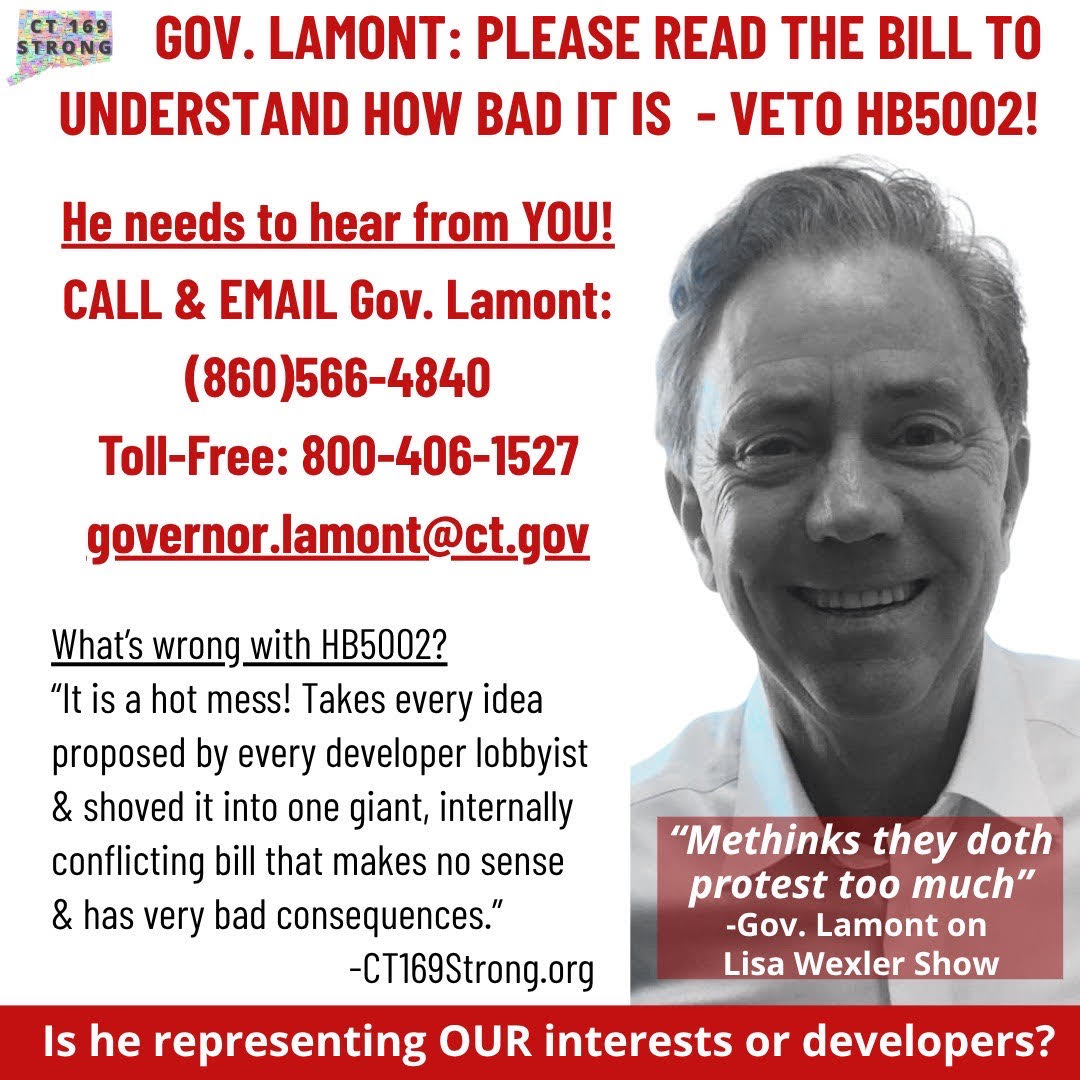 This is the last chance to prevent the "Fair Share" litigation quagmire that existing in New Jersey. Fair Share will mandate each town build hundreds or thousands of more housing units. 

👹🤖HB 5002 is filled with other policies (like getting rid of parking) that will create