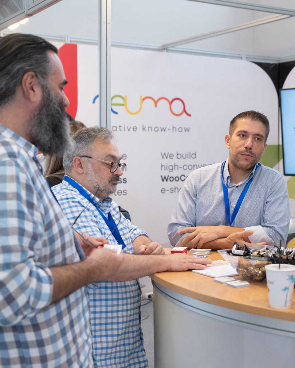 nevmagr's tweet image. Nevma at ECDM2025 → 3 days of real conversations, strong connections & digital insights ✨
⚙️ We shared why a website is a growth tool — not just a presence — and recorded Ep.3 of our DigitalRecipes podcast live at the booth!
#Nevma #ECDM2025 #RetailTech #DigitalGrowth
