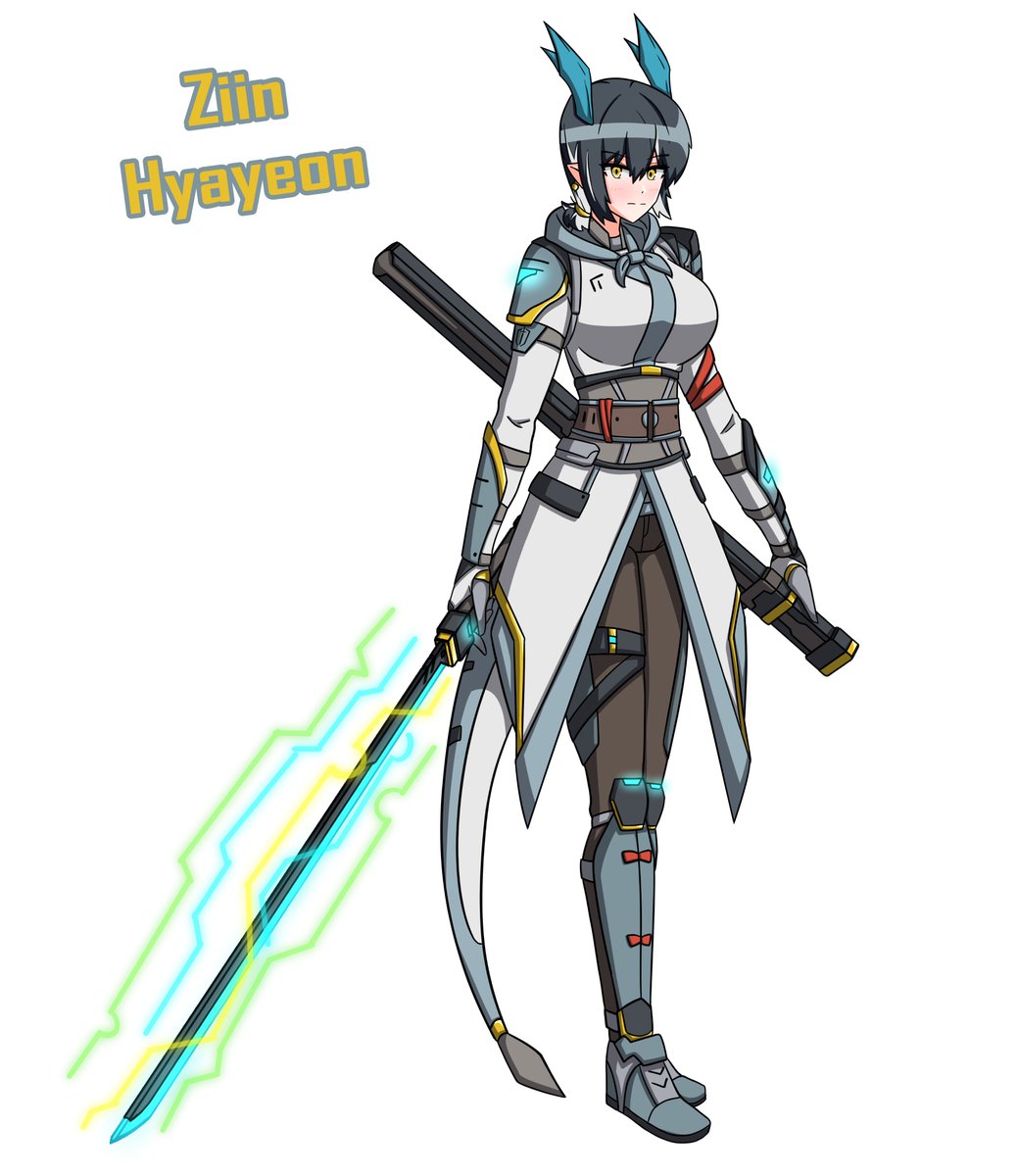 용인족 검사 캐릭터 머리색 변경
갈색 머리색은 너무 밋밋해서 검푸른색에 흰색 시크릿 투톤으로