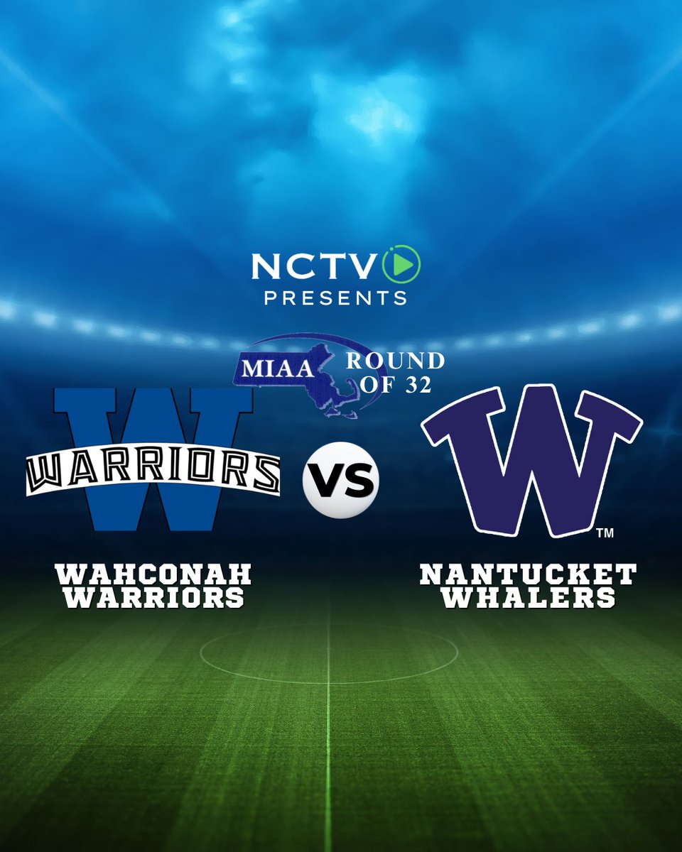 The #NSC proudly presents our <a href="/nhswhalers/">Nantucket Athletics</a> *REPEAT LEAGUE CHAMPION* girls lacrosse squad as they start their tournament journey with <a href="/MIAA033/">MIAA</a> Round of 32 match vs. Wahconah! We are LIVE from Vito Capizzo Stadium at 3:45p. You can see it ONLY on NCTV HD cable channel 1072 🐳