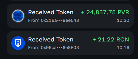 0xalbrecht's tweet photo. Thanks, @ronencoin, for the ongoing airdrops just for holding Master Miner and PVR Land!
So… when’s the Ronen NFT Marketplace launching? https://t.co/rvqV102lUa