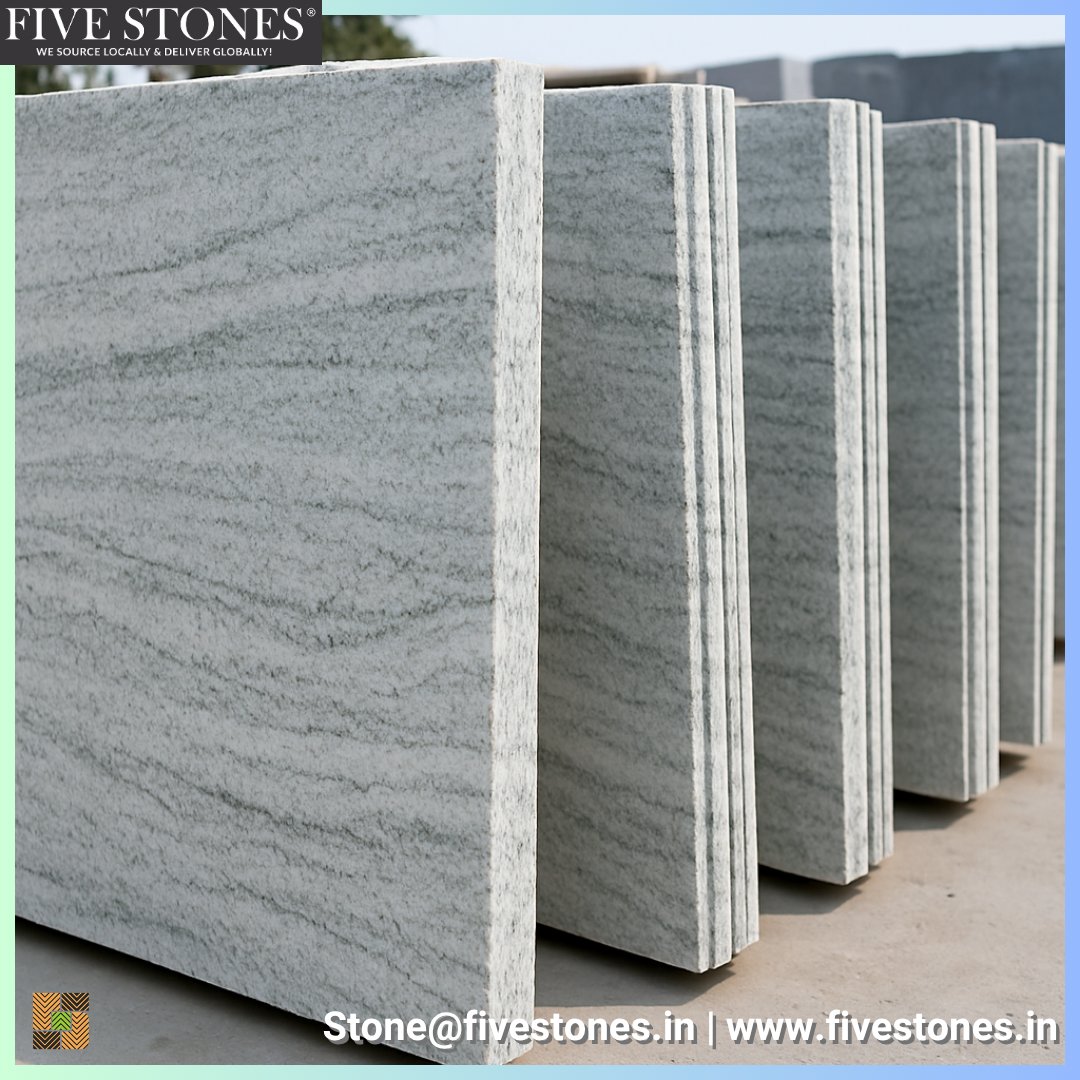5iveStones's tweet image. Now exporting Kuppam White Granite slabs in 2 cm thickness 🤍
Minimal design, maximum appeal.
📧 stone@fivestones.in | 📲 +91 93588 15099
#KuppamWhite #GraniteIndia #StoneExporters