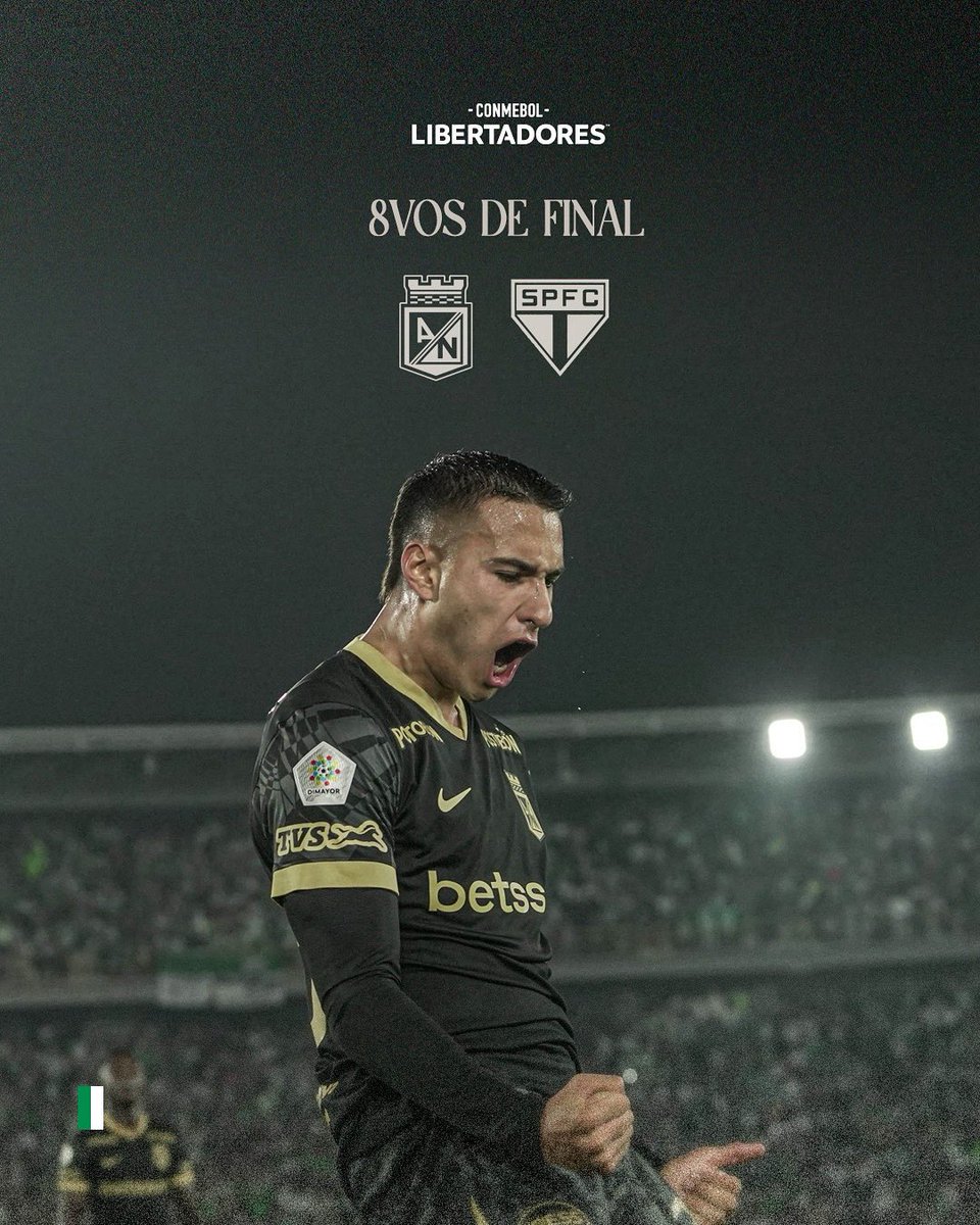 ¡Ya tenemos rival en octavos de Copa Libertadores!🏆💚

#VamosTodosJuntos🇳🇬
#DaleVerde