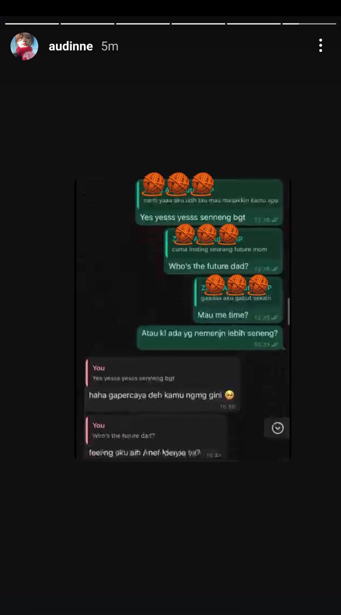 whoopziiy's tweet photo. ini chat2an aip sama si selingkuhannya 

Sakit bgt jadi audinna, sama Audinne gak mau bahas nikah2 sedangkan dia bisa2 nya baru kenal 4bln sama selingkuhannya dan udah bahas2 nikah🥲 https://t.co/pgwqvcwnW3