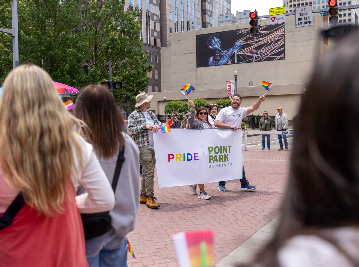 Point Park University (@pointparku) on Twitter photo Pride Month is here, Pioneers!
❤️🧡💛💚💙💜
This past weekend, we were proud to march alongside the Pittsburgh community in the 52nd annual Pride Parade.
Everyone belongs at Point Park University. Pride Month is here, Pioneers!
❤️🧡💛💚💙💜
This past weekend, we were proud to march alongside the Pittsburgh community in the 52nd annual Pride Parade.
Everyone belongs at Point Park University.