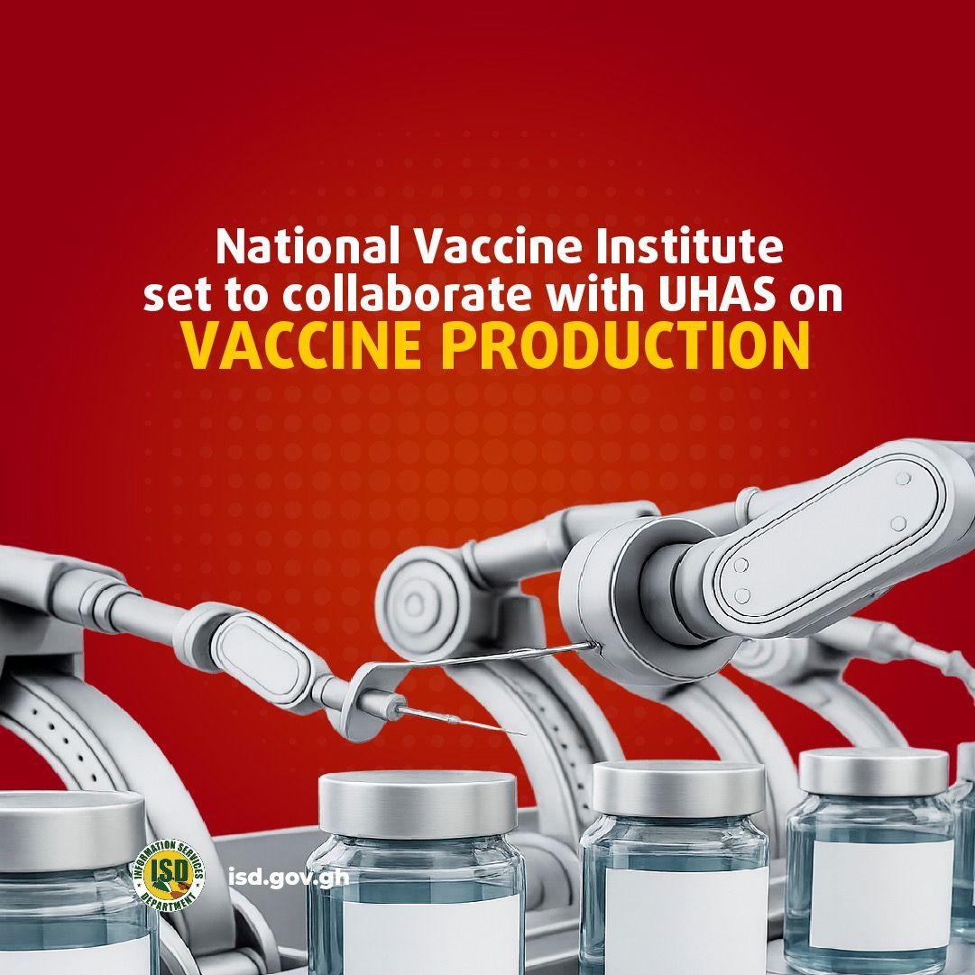 The National Vaccine Institute is set to collaborate with the University of Health and Allied Sciences (UHAS) to strengthen Ghana’s capacity for local vaccine production. This partnership marks an important step in advancing healthcare security and self-reliance.