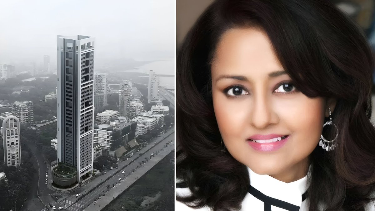 🚨 The most expensive residential property deal ever recorded in India.

Leena Gandhi Tewari, chairperson of pharmaceutical giant USV, purchased two ultra-luxury, sea-facing duplex apartments in the upscale Worli area for a staggering ₹639 crore, at ₹2.83 lakh per sqft.