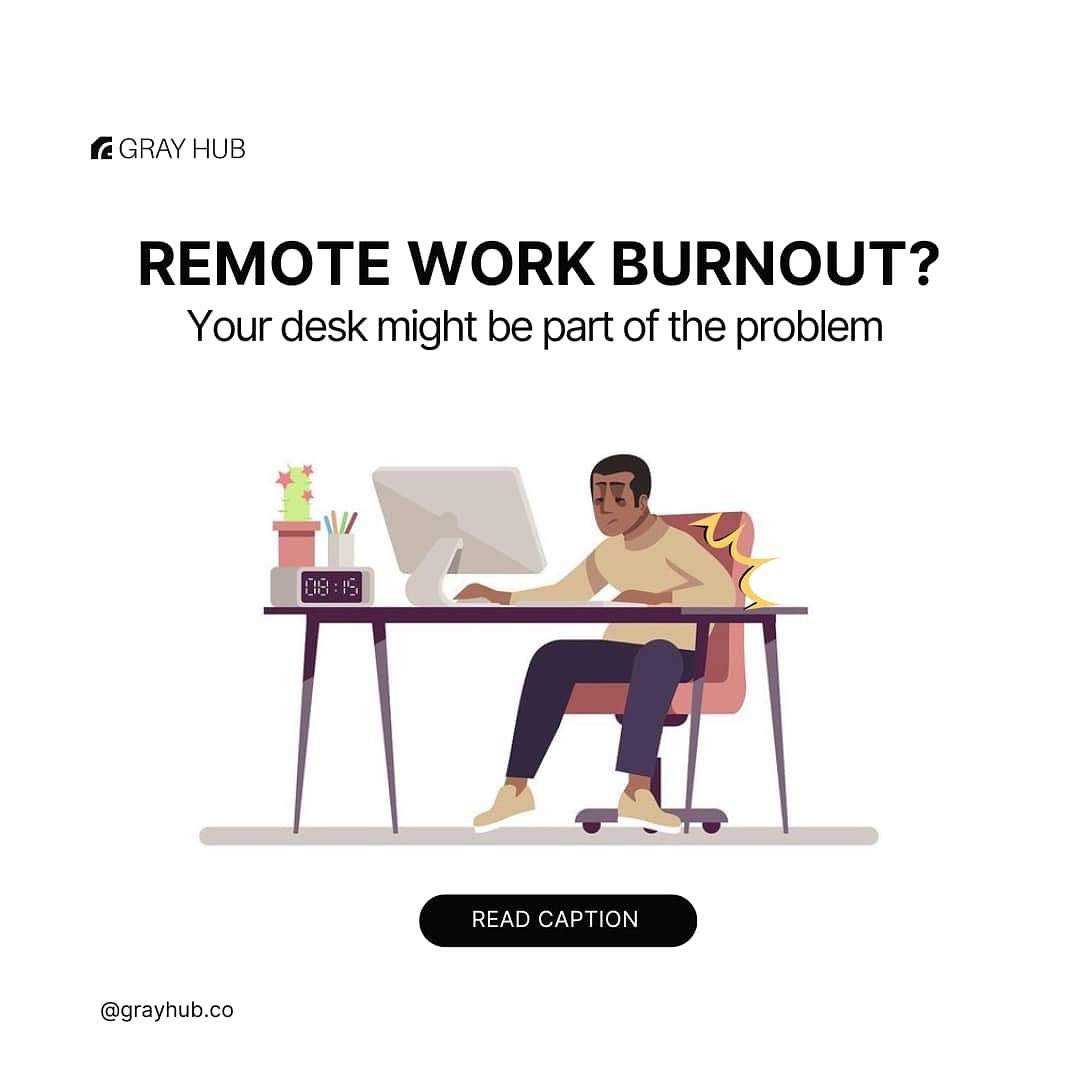 grayhubco's tweet photo. Daniel used to love working from home. No traffic, flexible hours, and the joy of wearing pajamas till noon. But lately, something felt off.

He was always hunched over his laptop, barely moving. His back hurt, his neck was stiff, and no matter how much he slept, https://t.co/zlCgWEH3oZ