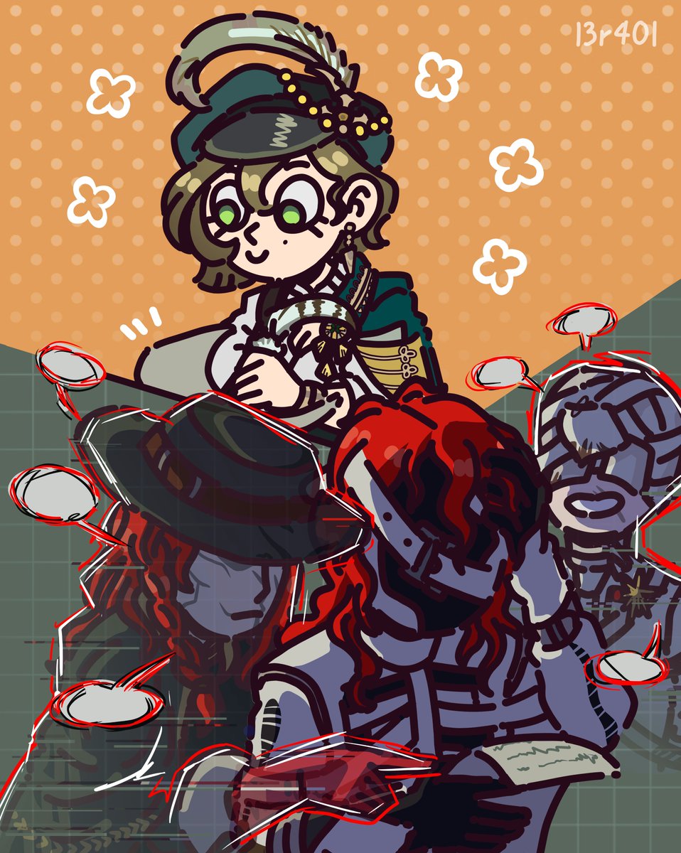 l3r40l's tweet image. They are pen pals!! 🤜🤛
#重返未来1999 #Reverse1999 #R1999
#Recoleta #Aleph #ThePhysician #TheIdealist
