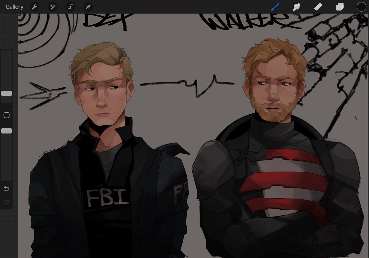 itsfcking3am's tweet image. light haired morally questionable corrupt government agent who assumes the identity of a well known super hero and has a weird homoerotic relationship with the dark haired main character. #dex #johnwalker #thunderbolts #daredevil