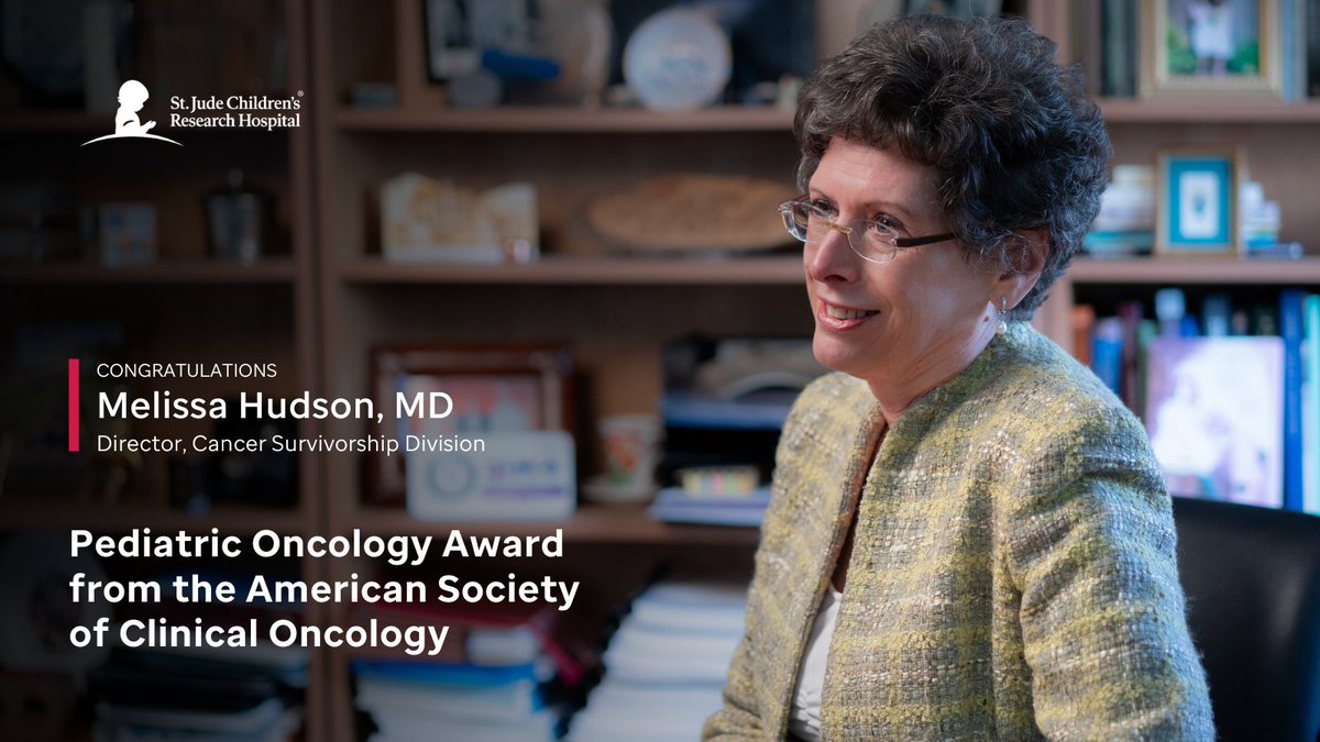 Recognized at the ASCO Annual Meeting, the award honors her leadership in advancing survivorship care for childhood cancer survivors. Her work has shaped risk-based care models, survivor guidelines, and groundbreaking studies like the St. Jude Lifetime Cohort Study. #ASCO25