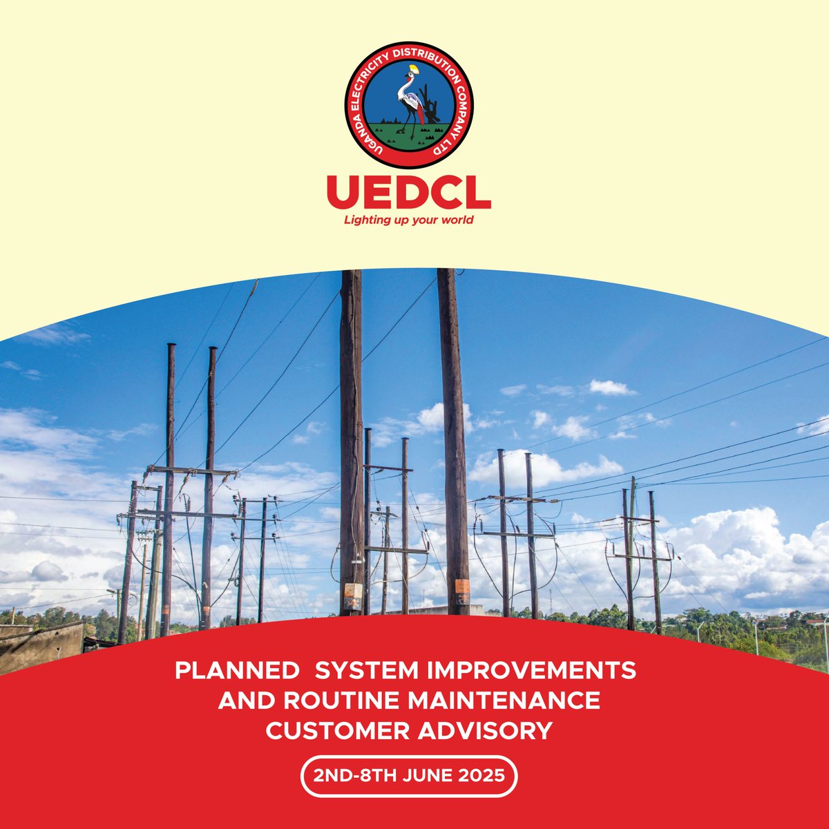 Uganda Electricity Distribution Company Ltd tweet media
