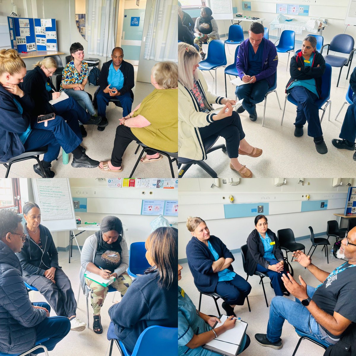 🌟Today was month 4 of the Nursing Associate Preceptorship. 

It was very engaging as we got to speak about the Fundermentals of Care and practice our clinical skills. We even had our own patient expert panel, who was able to share their own stories!  

#swb