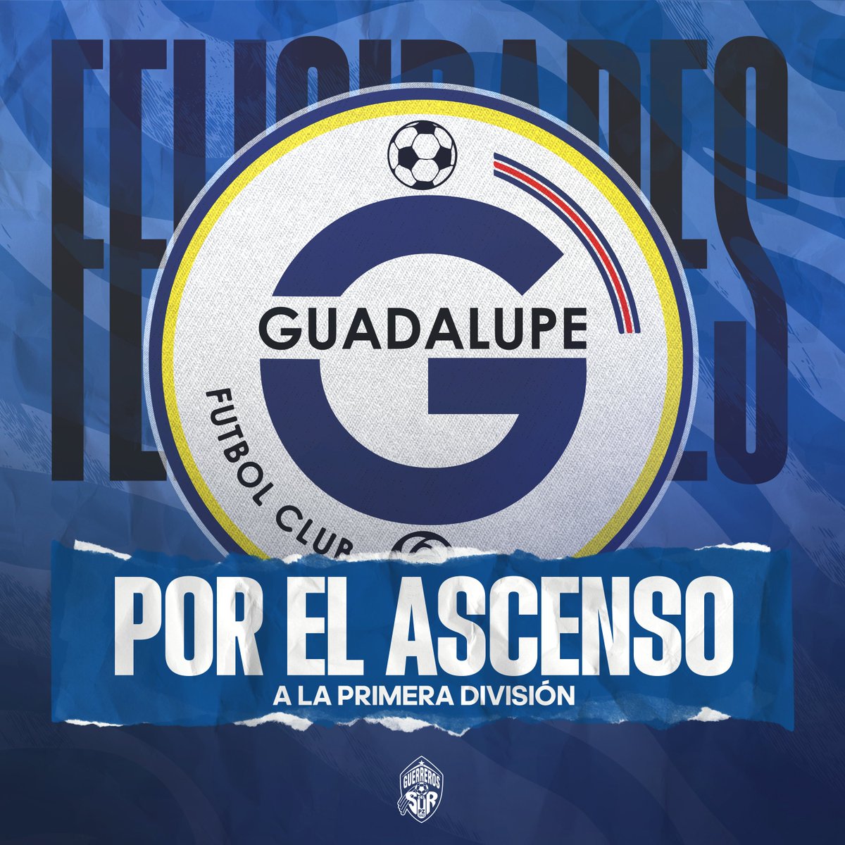 ¡Bienvenidos nuevamente a la Primera División! 👏🏼🏆

¡Nos vemos pronto, <a href="/guadalupefccr/">GuadalupeFC</a>! 🫡🔜⚽️