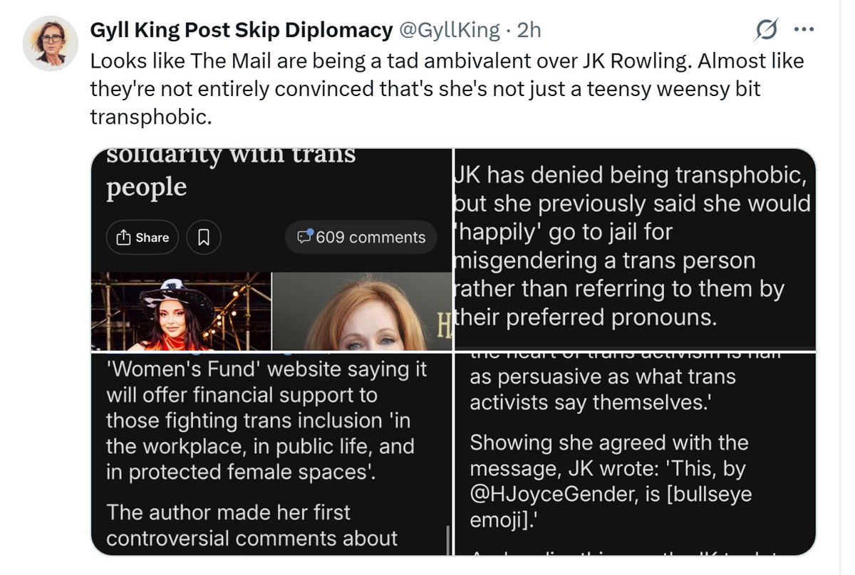Prof. Gary Francione (@garylfrancione) on Twitter photo Dear <a href="/GyllKing/">Gyll King Post Skip Diplomacy</a> : 1. Refusing to use preferred pronouns is no more "transphobic" than it is anti-Catholic to refuse to call priests "Father." 2. Funding the protection of women's rights is not "transphobic" unless you don't believe in women's rights. 3. Pointing out the often Dear <a href="/GyllKing/">Gyll King Post Skip Diplomacy</a> : 1. Refusing to use preferred pronouns is no more "transphobic" than it is anti-Catholic to refuse to call priests "Father." 2. Funding the protection of women's rights is not "transphobic" unless you don't believe in women's rights. 3. Pointing out the often
