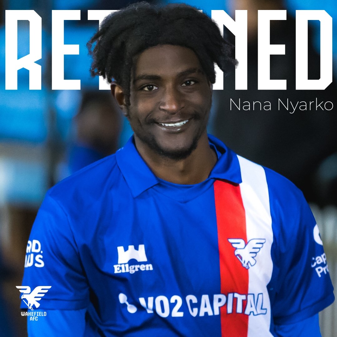 Wakefield AFC (@wakefield_afc) on Twitter photo โ๏ธ | ๐๐ฒ๐ง๐๐ฆ๐ข๐ ๐๐ฎ๐จ
We are delighted to confirm that Kenan McKenzie-Grey & Nana Nyarko have both committed to the club for next season ๐
Both received special recognition at the awards night and we are delighted that they'll both be sticking around for the 25/26 season. โ๏ธ | ๐๐ฒ๐ง๐๐ฆ๐ข๐ ๐๐ฎ๐จ
We are delighted to confirm that Kenan McKenzie-Grey & Nana Nyarko have both committed to the club for next season ๐
Both received special recognition at the awards night and we are delighted that they'll both be sticking around for the 25/26 season.