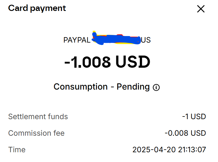 Thomas2025y's tweet image. 31 biz days gone, $1 hold for Infini card verification on PayPal still pending—𝐡𝐨𝐰 𝐭𝐨 𝐭𝐫𝐮𝐬𝐭 𝐬𝐮𝐜𝐡 𝐚 𝐛𝐚𝐧𝐤 𝐜𝐚𝐫𝐝? Apr 20 hold, promised refund in 5-21 biz days. May 26 support opened ticket #8792879. Still nothing. @0xinfini #RefundDelay #FintechFail