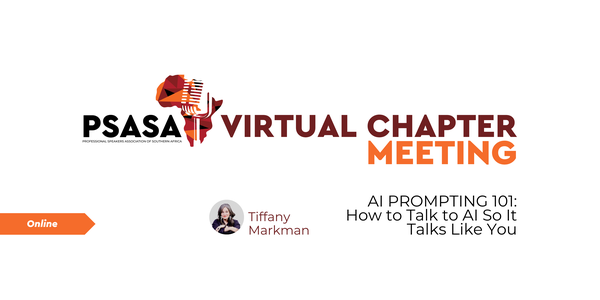 tiffanymarkman's tweet photo. I'm giving my popular AI talk next week Tuesday. Online. You should register. It's only R150 for non-PSASA members: https://t.co/h2ckCI9L7G See you there? https://t.co/sWwA2kSFUZ