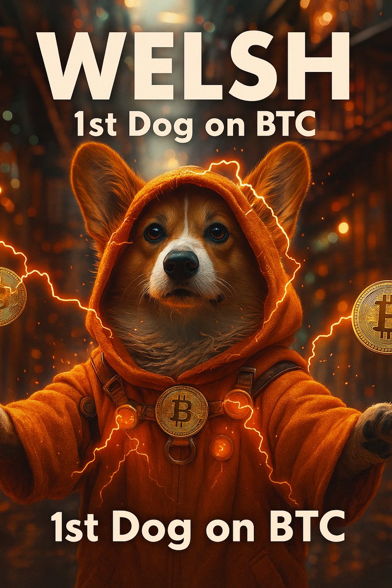 $WELSH 🥇

1st Dog of #btc 

Generational WELSH

🟧🐶🟧
🟧🟧🟧

Powell xi trump fed doge bitcoin etherum solana 

Let’s Send it 🚀