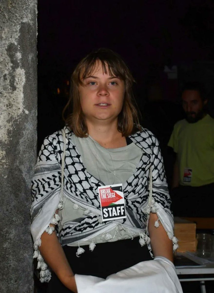 If you are proud of Greta Thunberg for what she does for Palestine, LIKE AND RETWEET.

#GretaThunberg #FreedomFlotilla #FreePalestine #coloradoattack  #HAMAS #GazaFreedomFlotilla #BREAKING #AllEyesOnDeck #Ukraine #Russia #Terrorist #Israel #Gaza #Iran