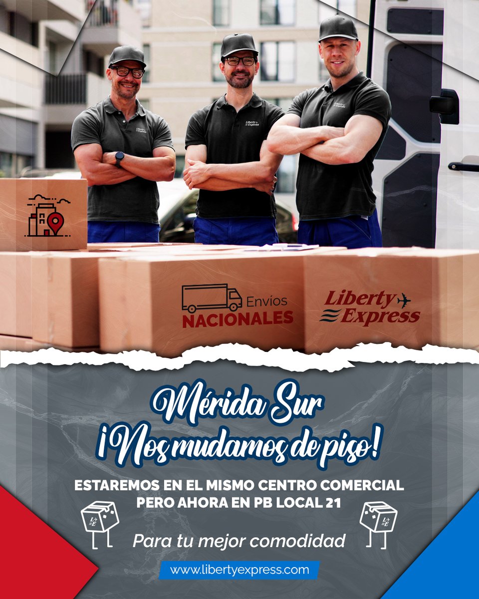 🚚📦👍 ¡MÉRIDA SUR TE ESPERAMOS EL LUNES 02 DE JUNIO EN NUESTRA NUEVO PISO ✈️

📍 Estamos en la misma dirección, pero en nuevo piso: Av. Andrés Bello. Urbanización El Carrizal. Centro Comercial y Profesional Milenium. PB local 21. Mérida, Edo Mérida, Venezuela